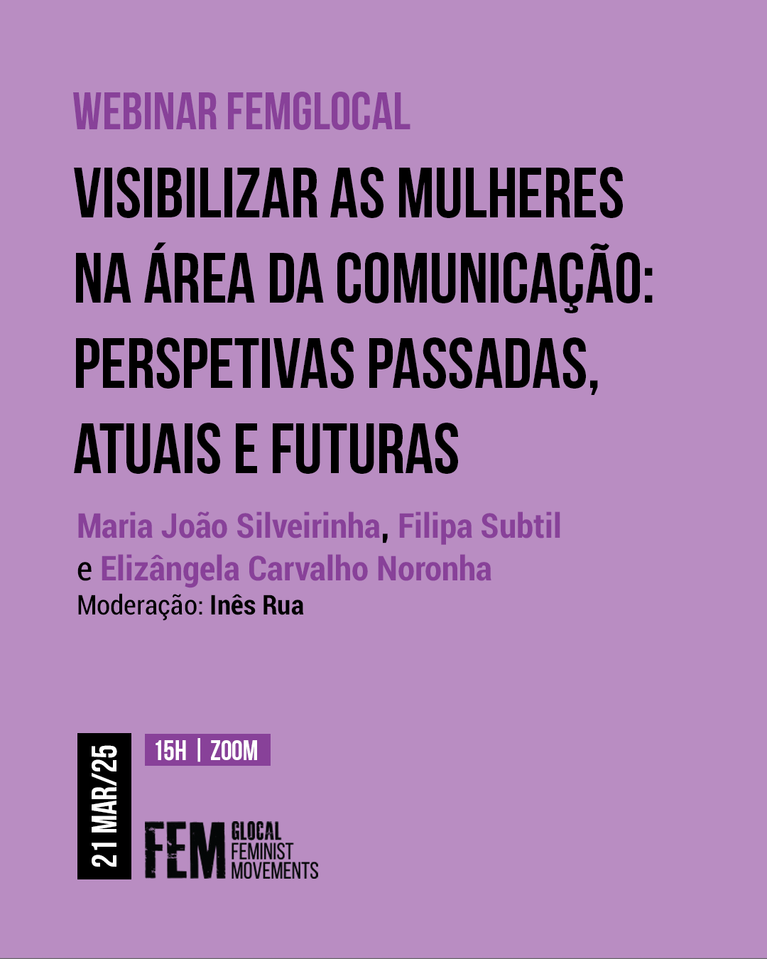 Visibilizar as Mulheres na Área da Comunicação: Perspetivas Passadas, Atuais e Futuras