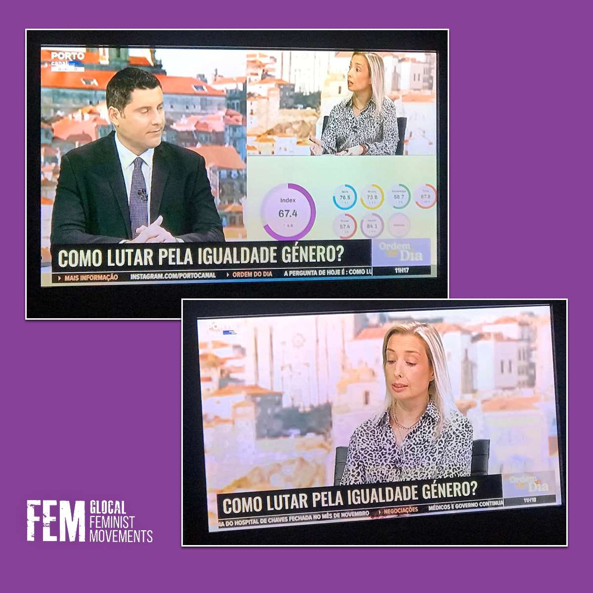 Carla Cerqueira no programa “Ordem do Dia”